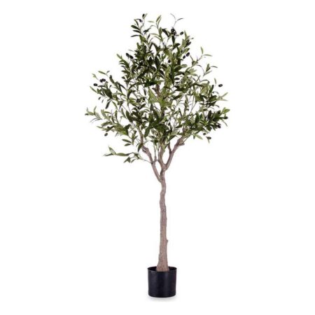 Dekorativ plante 73 x 120 x 73 cm Oliven Grøn Plastik