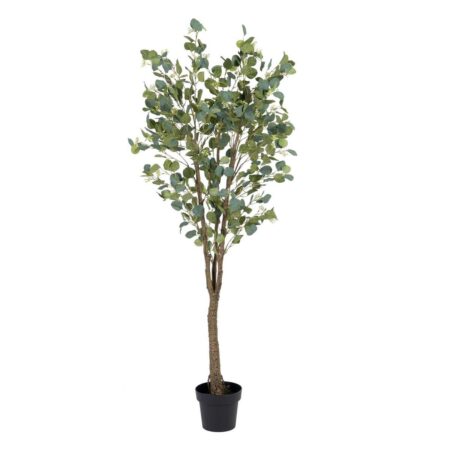 Dekorativ plante 80 x 75 x 173 cm Grøn PVC Eukalyptus