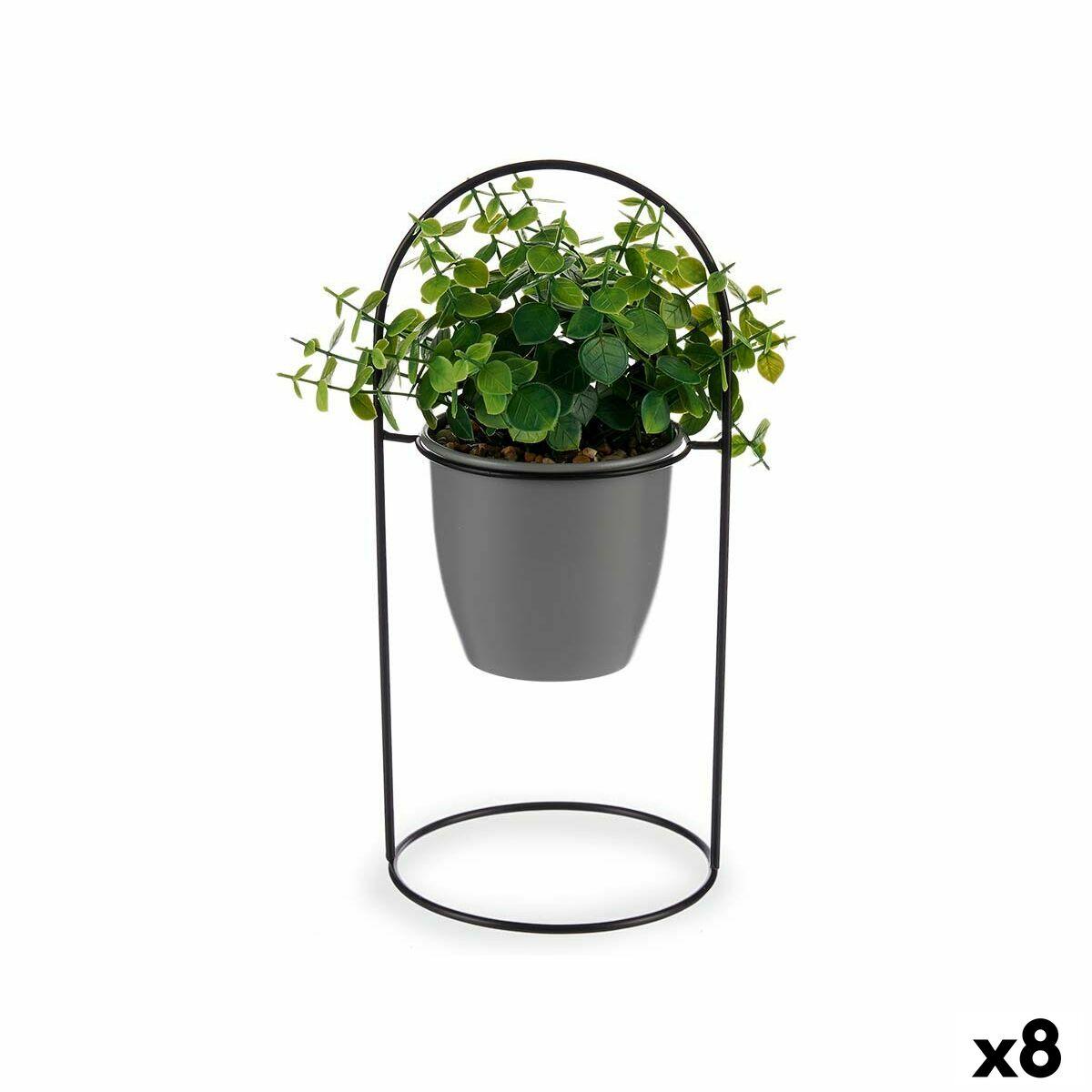 Dekorativ plante Ark Cirkulær Metal Plastik 21 x 30 x 21 cm (8 enheder) Dekorativ plante Ark Cirkulær Metal Plastik 21 x 30 x 21 cm (8 enheder)