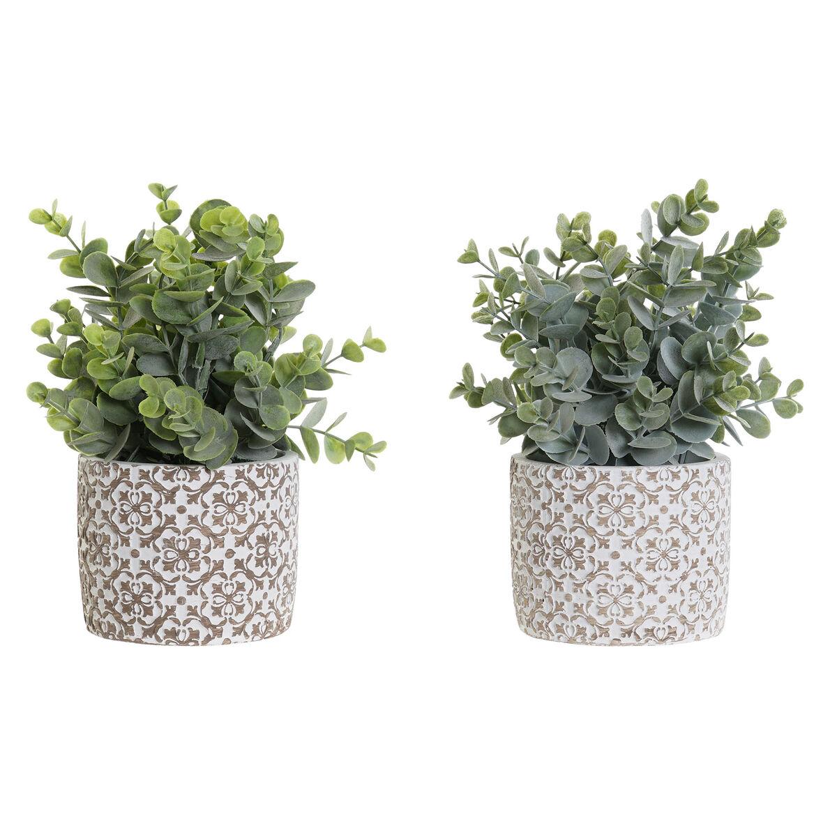 Dekorativ plante DKD Home Decor Vase Grøn Harpiks PE (10,5 x 10,5 x 24 cm) (2 enheder) Dekorativ plante DKD Home Decor Vase Grøn Harpiks PE (10,5 x 10,5 x 24 cm) (2 enheder)