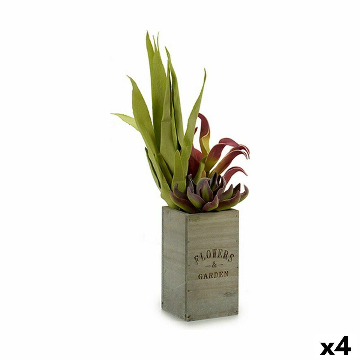 Dekorativ plante Flowers Garden Brun Grøn 10 x 50 x 10 cm (4 enheder) Dekorativ plante Flowers Garden Brun Grøn 10 x 50 x 10 cm (4 enheder)