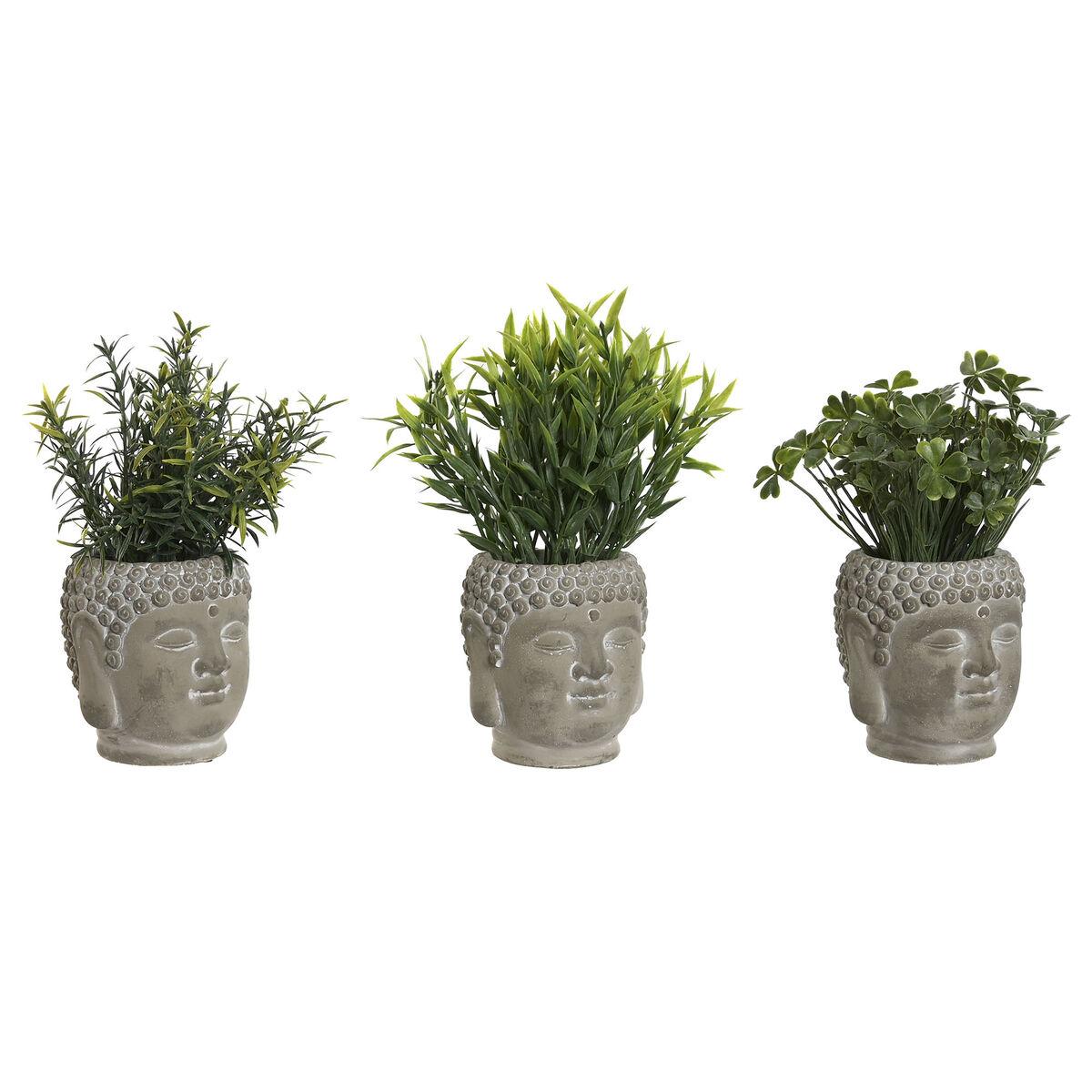 Dekorativ plante Home ESPRIT Polyetylen Cement Buddha 10 x 10 x 21 cm (3 enheder) Dekorativ plante Home ESPRIT Polyetylen Cement Buddha 10 x 10 x 21 cm (3 enheder)