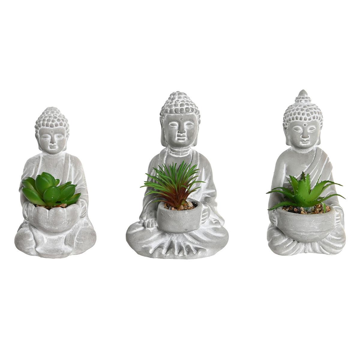 Dekorativ plante Home ESPRIT Polyetylen Cement Buddha Orientalsk 10,5 x 8 x 16 cm (3 enheder) Dekorativ plante Home ESPRIT Polyetylen Cement Buddha Orientalsk 10,5 x 8 x 16 cm (3 enheder)