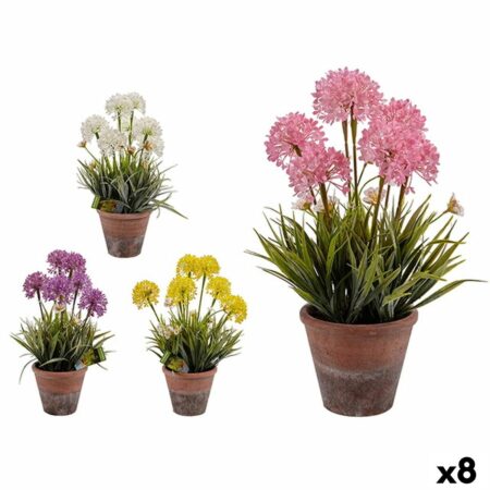 Dekorativ plante Kork Keramik Plastik 24 x 43 x 24 cm (8 enheder)