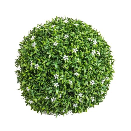 Dekorativ plante Krogla Orangeblomst 30 x 30 x 30 cm