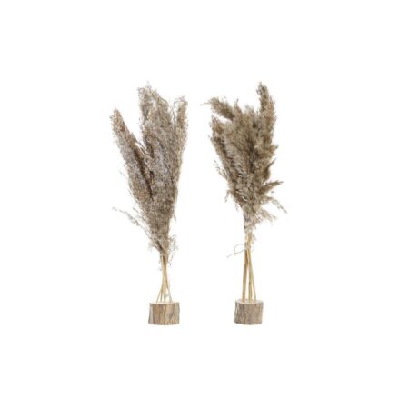 Dekorativ plante - PVC fjer, natur, 35 × 25 × 55 cm (2 stk.)