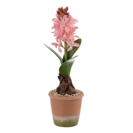 Dekorativ plante Polyester Polyetylen Jern Melamin 9,5 x 9,5 x 29 cm