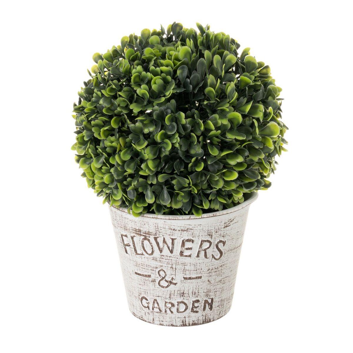 Dekorativ plante Polyetylen polypropylen Cement 17 x 17 x 27 cm Dekorativ plante Polyetylen polypropylen Cement 17 x 17 x 27 cm