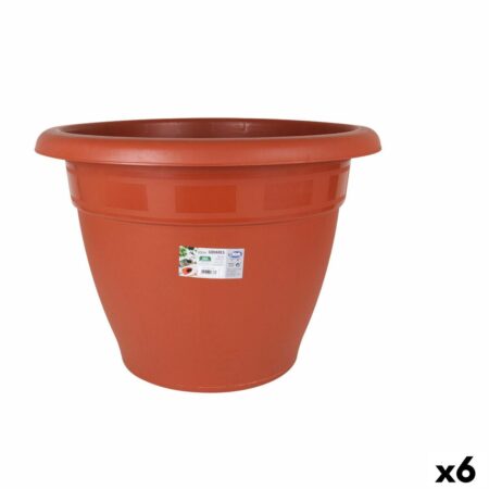 Dem urtepotte Squares, plastik brun Ø 60 cm - 6 stk.