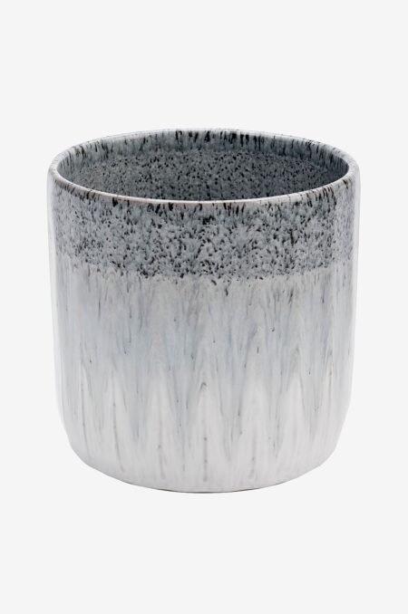 Denby - Krukke Accent Studio Grey Diameter 12 cm - Grå - Urtepotteskjulere & vaser - - Homeroom