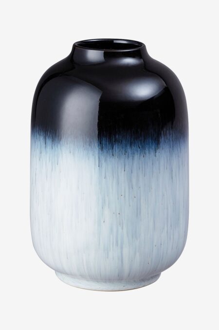 Denby - Vase Halo 18 cm - Sort - Urtepotteskjulere & vaser - - Homeroom