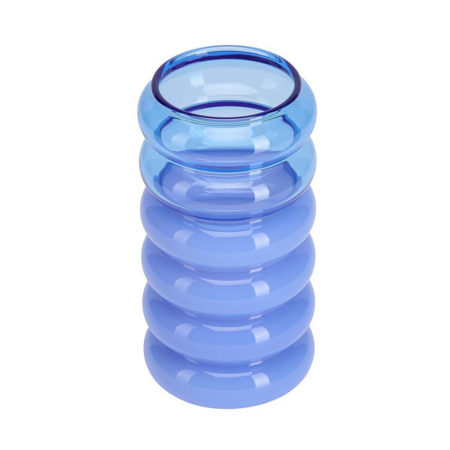 Design Letters Bubble 2-i-1 vase og lysestage 13,5 cm Blue