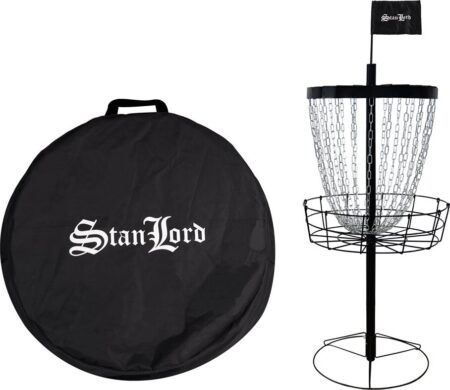Disc Golf Kurv Med Taske - Sort - Stanlord