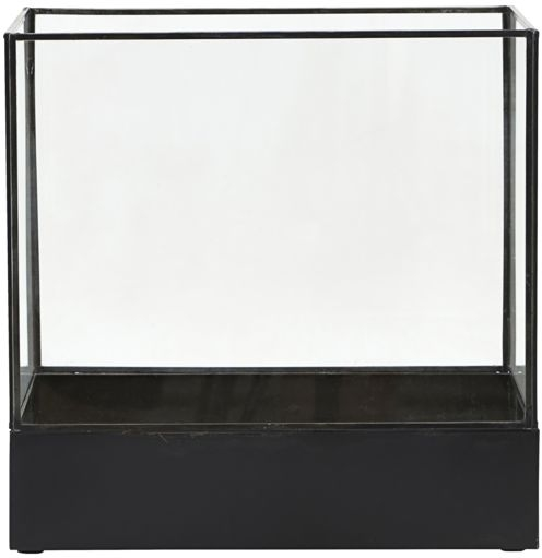 Displayboks og glasmontre House Doctor Plant i glas og messing antik sort 30x21x30 cm Displayboks og glasmontre House Doctor Plant i glas og messing antik sort 30x21x30 cm