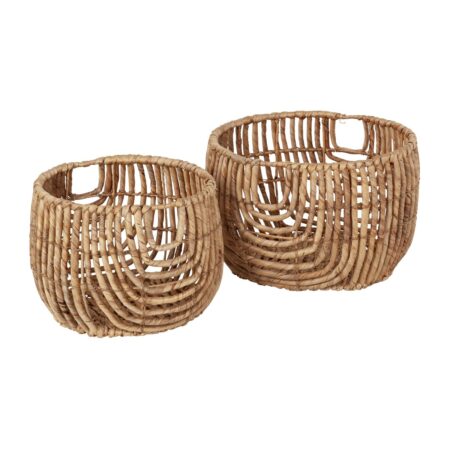 Dixie Lily round open twist kurv 2 dele Natural
