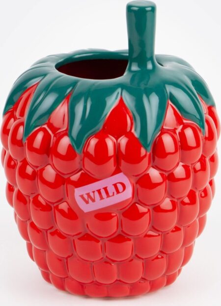 Doiy - Farmers Market Raspberry Vase 14.5x20cm