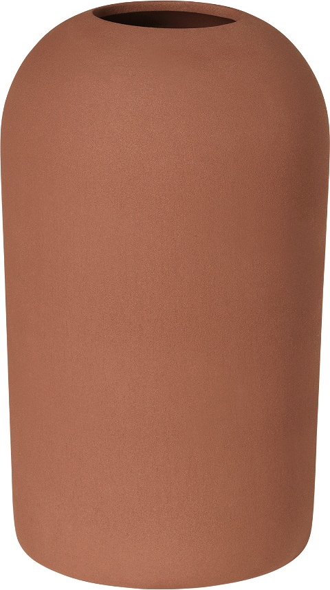 Dome, Vase, rød, H58x25x24 cm, terracotta Dome, Vase, rød, H58x25x24 cm, terracotta