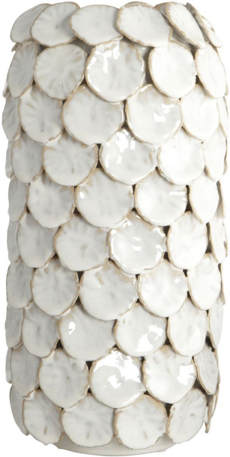 Dot, Vase, hvid, H15x30 cm