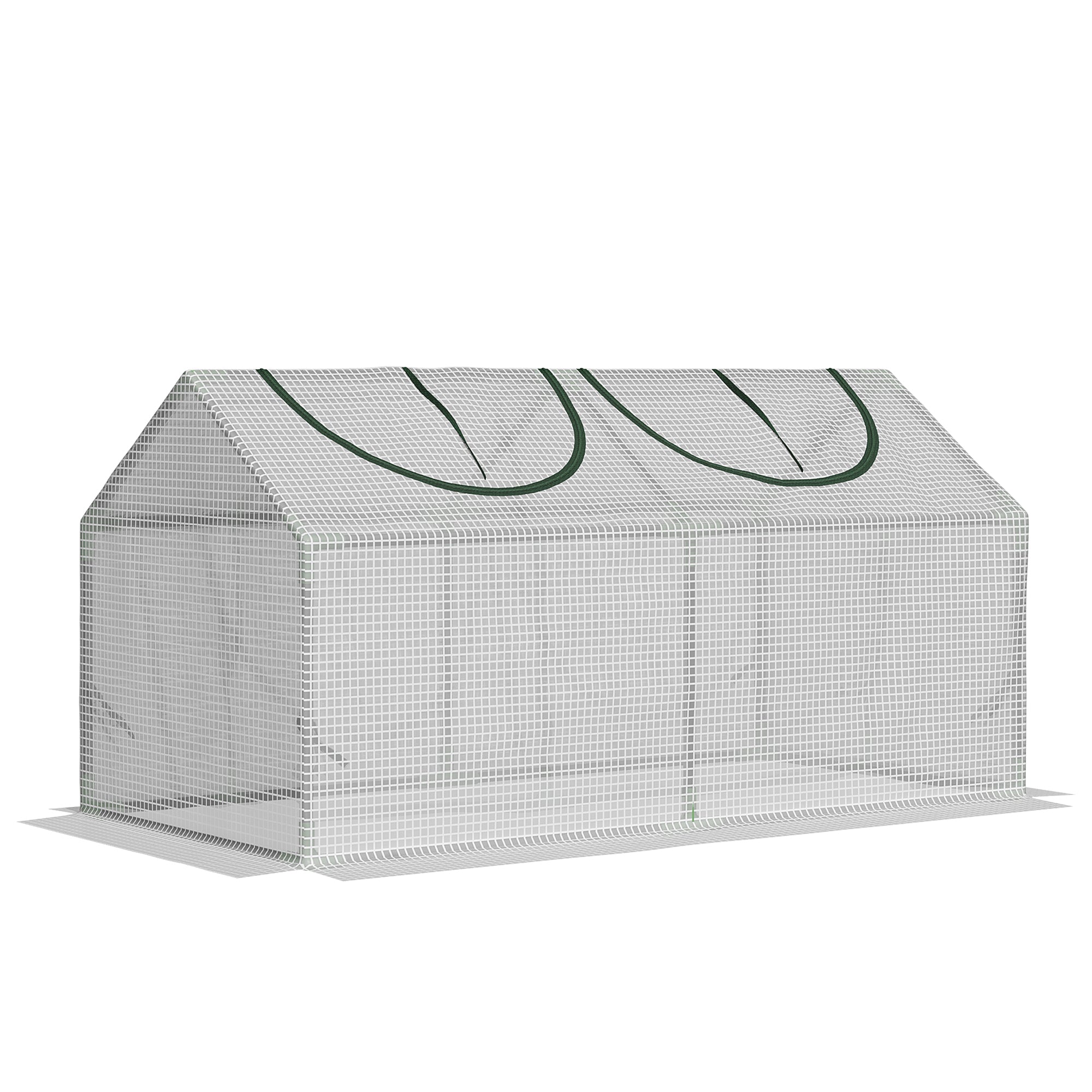Drivhus med vindue, pe-netfilm, stålfilmdrivhus, drivhus til altan, have, tomathus 120x60x60cm, tomatdrivhus til grøntsager, blomster, planter, hvid Drivhus med vindue, pe-netfilm, stålfilmdrivhus, drivhus til altan, have, tomathus 120x60x60cm, tomatdrivhus til grøntsager, blomster, planter, hvid