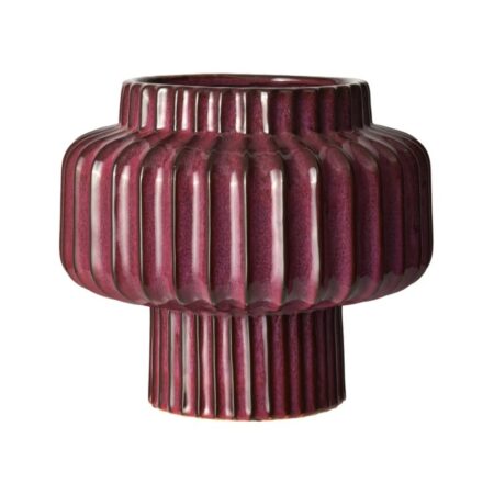 Durban Vase Bordeaux H25 Cm