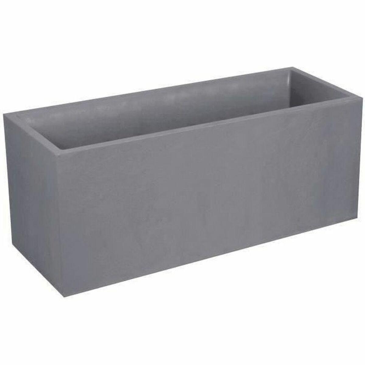 EDA urtepotte - grå rektangulær plast, 99,5 × 39 × 43 cm (98 l) EDA urtepotte - grå rektangulær plast, 99,5 × 39 × 43 cm (98 l)