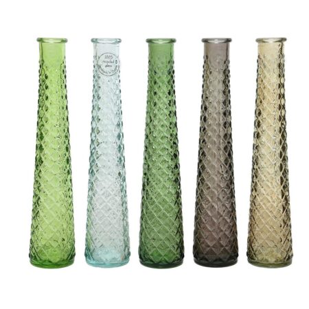 EDM Vase 32 cm - dekorativ genbrugsglas, multifarve