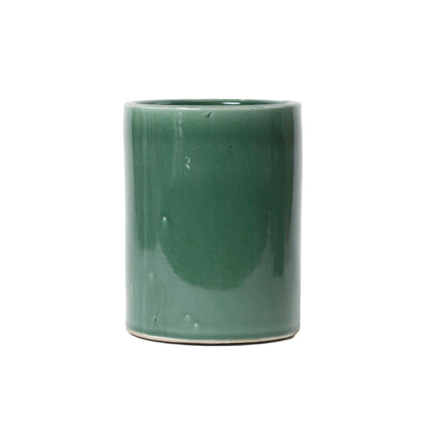 ELVA POTTE CRACKLE GREEN ELVA POTTE CRACKLE GREEN