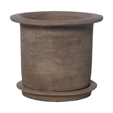 ERNST Ernst terracotta krukke med underskål Ø24 cm