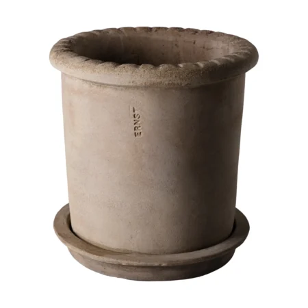 ERNST Ernst terrakotta krukke med underskål Ø20 × 20 cm