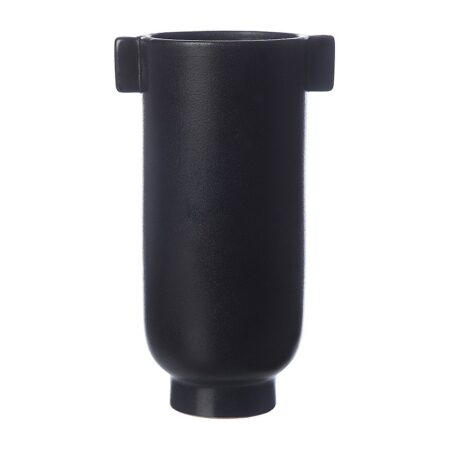 ERNST Ernst vase med hank 21 cm Sort