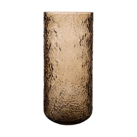ERNST Ernst vase/lysholder mønstret Rav, Ø11x25 cm
