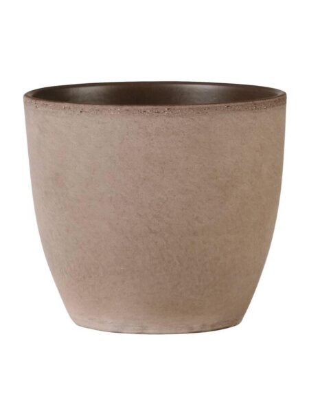 Earth keramik skjuler Ø14xH12 cm i beige/brun