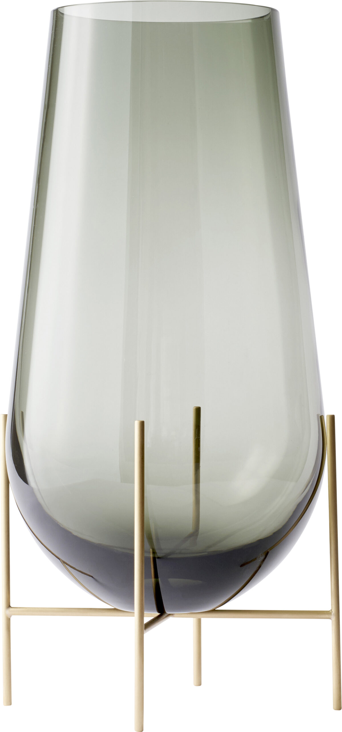 Echasse Vase, S, Smoke Echasse Vase, S, Smoke