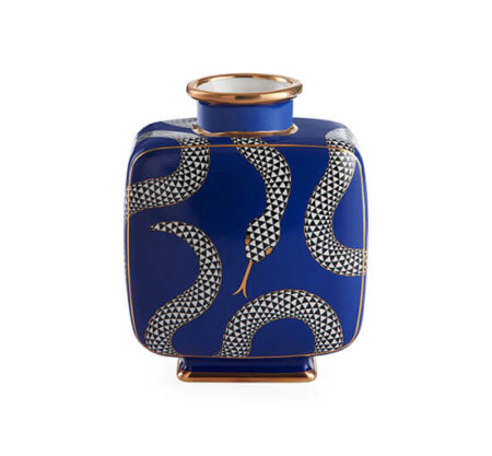 Eden vase blå