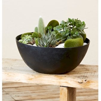 Element, Bowl krukke - Graphite Ø40 cm