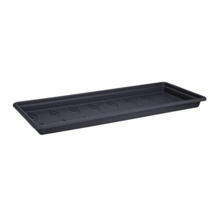 Elho Green Basic underskål XXL - sort plast, 72,2 cm