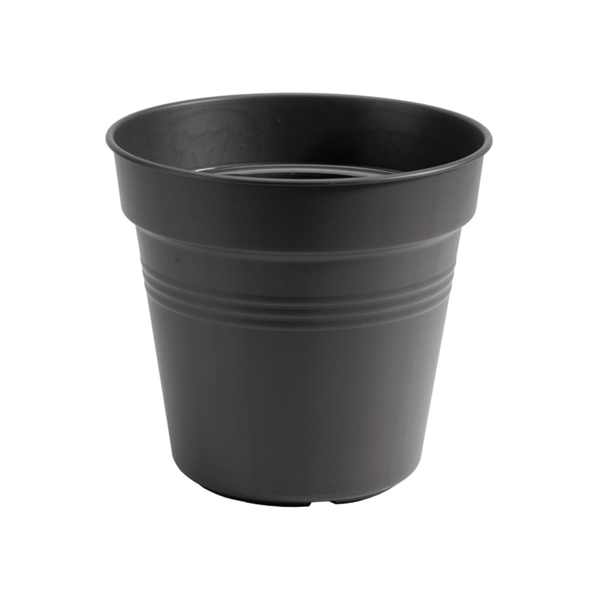 Elho - Green basics urtepotte Ø11-Ø40 cm - Genbrugsplast - Living black - Ø30 (Ø21) cm Elho - Green basics urtepotte Ø11-Ø40 cm - Genbrugsplast - Living black - Ø30 (Ø21) cm