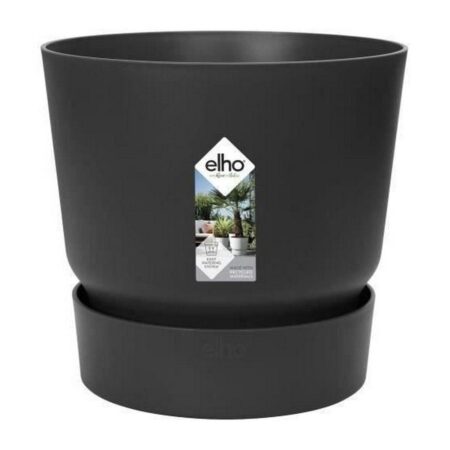 Elho Greenville urtepotte - sort, Ø 30 cm