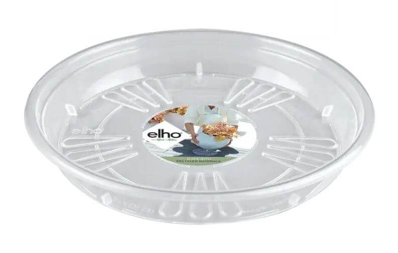 Elho - Transparent underskål Ø14-Ø42 cm - genbrugsplast - Ø21 cm Elho - Transparent underskål Ø14-Ø42 cm - genbrugsplast - Ø21 cm