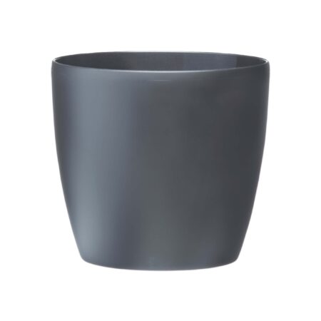 Elho - Urtepotteskjuler Brussels Round med hjul Ø35-Ø47 cm - Antracit - Ø35 H33 cm