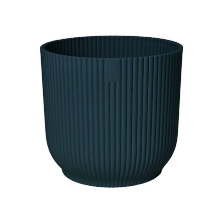 Elho - Vibes Fold Round, Deep blue, flere str. - Ø16 x H15 cm