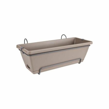 Elho rektangulær urtepotte 50 cm - brun/grå, polypropylen