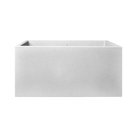Elho rektangulær urtepotte - hvid, 59 × 30 × 29 cm, plastik, moderne