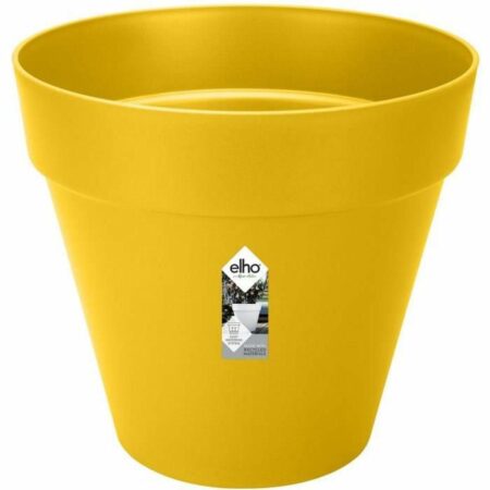 Elho urtepotte Ø 50 cm - cirkulær plastik med hjul, moderne