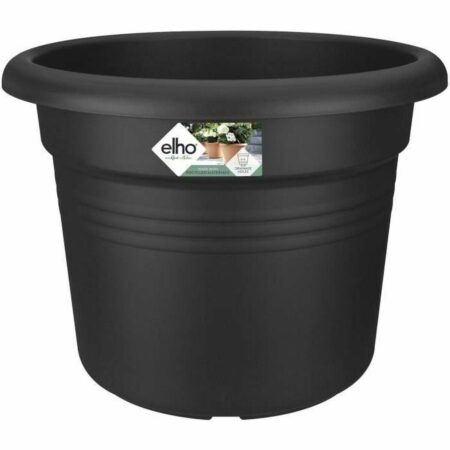 Elho urtepotte - sort plast, cirkulær Ø 45 cm