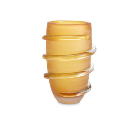 Eliano vase amber L