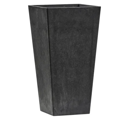 Ella vase B26xD26xH49 cm i sort plast