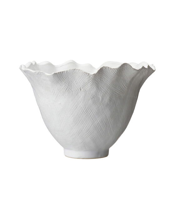 Emma Flower Pot White Emma Flower Pot White