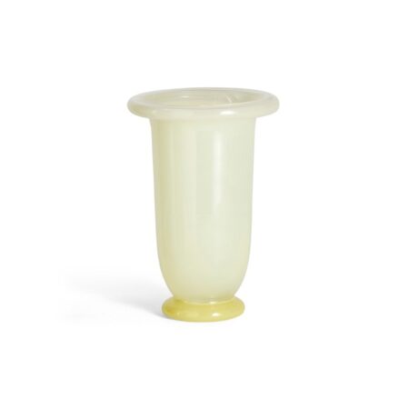 Empire Vase m lime yellow