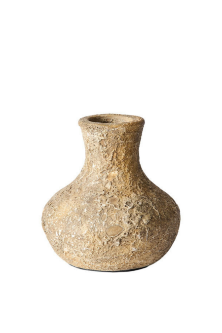 Eris vase, M - Rustic sand